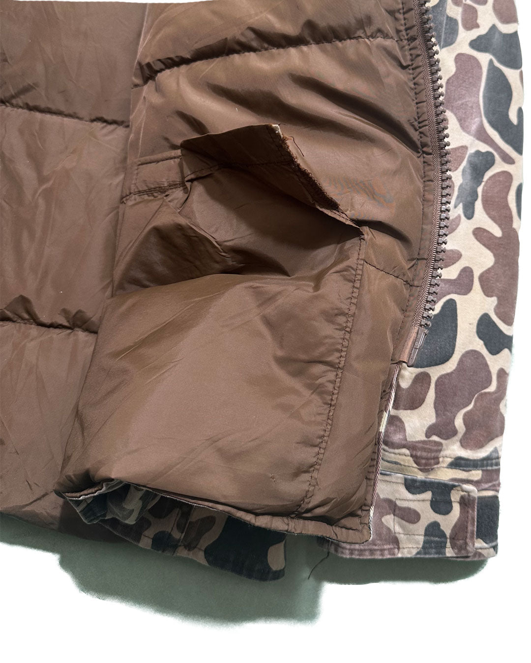"80s Woolrich" Hunting camo Down Jacket GORE-TEX