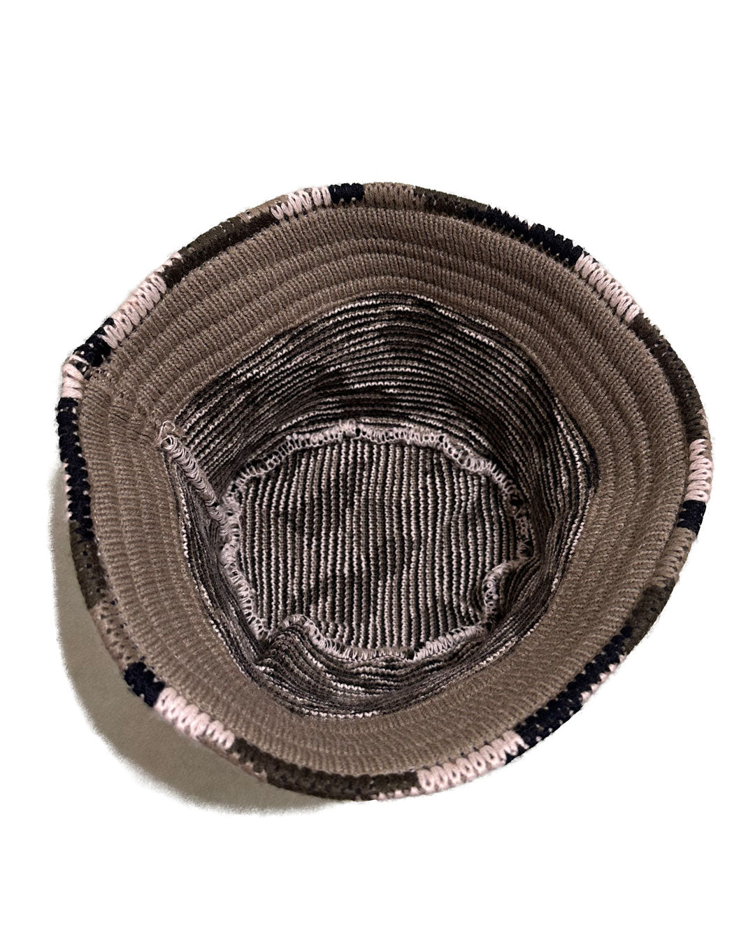 Camouflage crusher hat