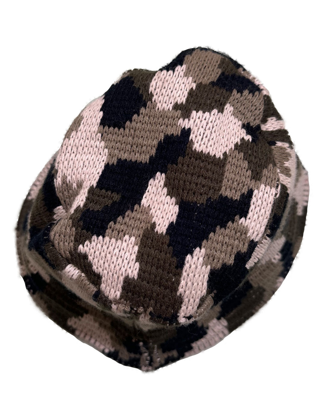 Camouflage crusher hat