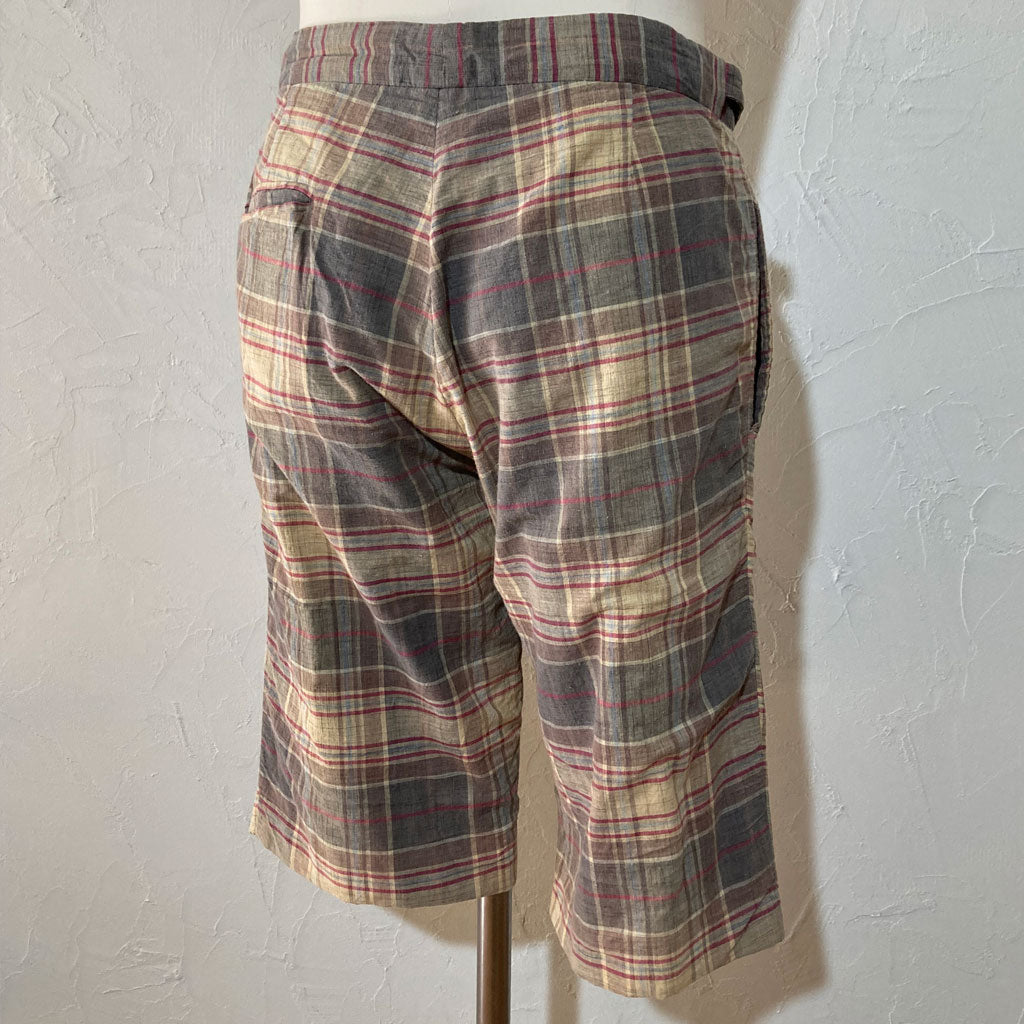 "90s Anna Sui" Madras Short Pants