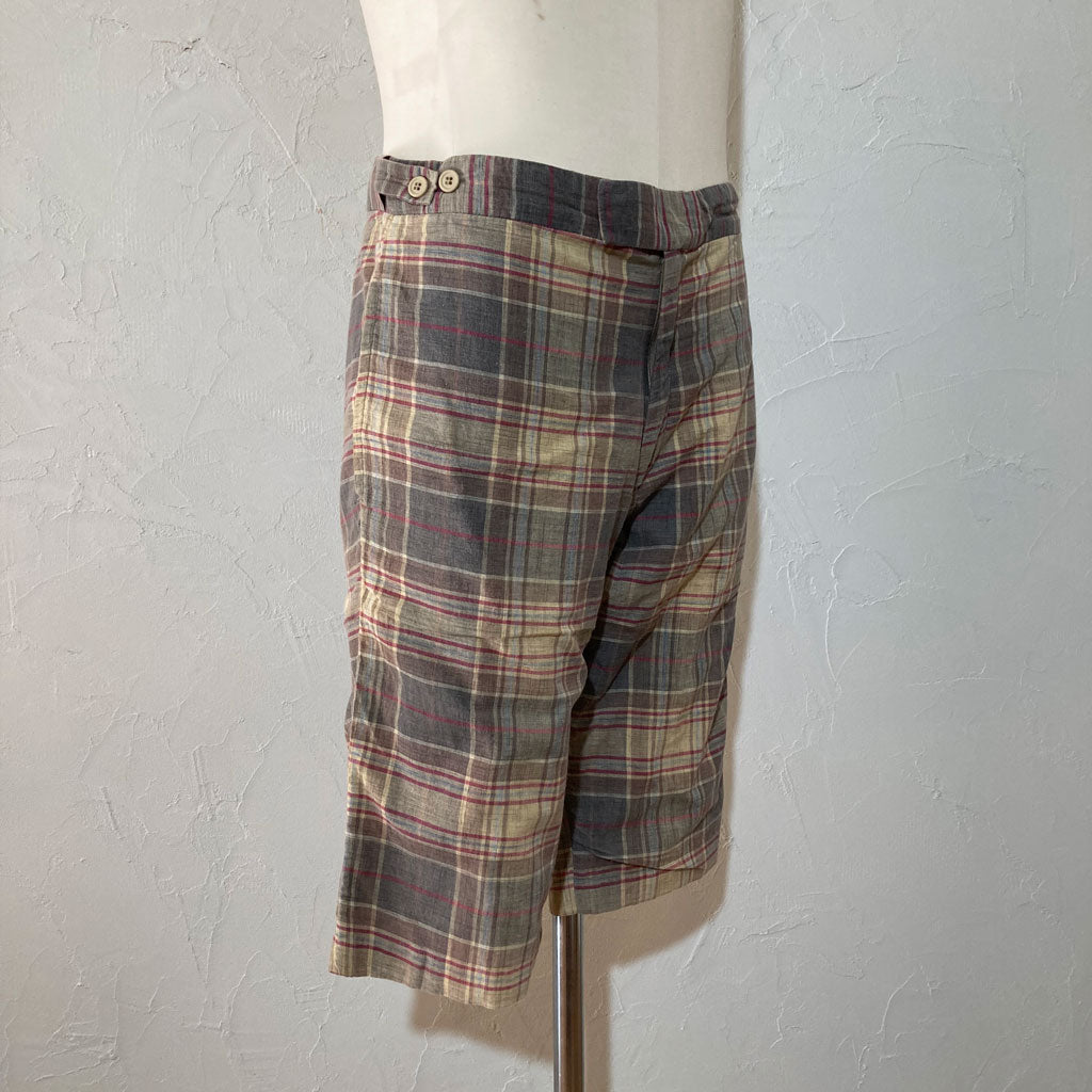 "90s Anna Sui" Madras Short Pants