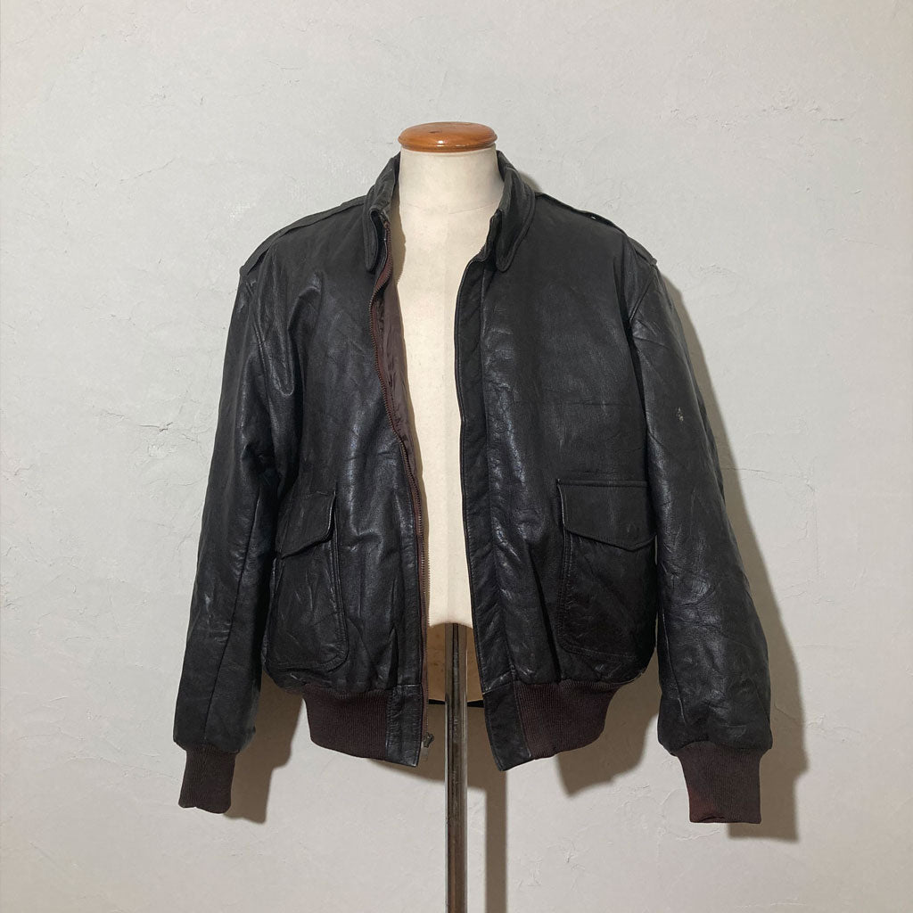 "80s L.L.Bean " A-2type Leather Jacket