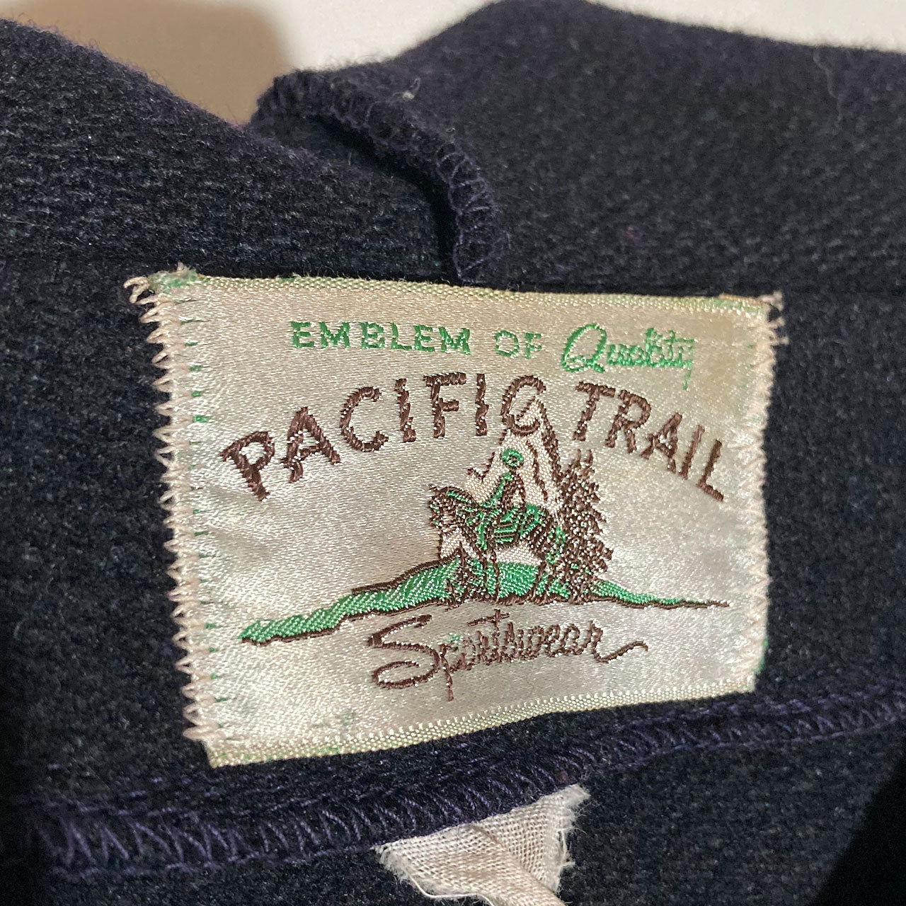 "70s Pacific trail" Wool Coat