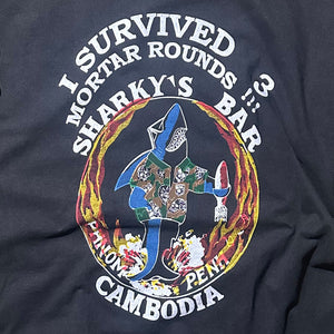 "CAMBODIA SHARKY'S BAR" S/S Tee