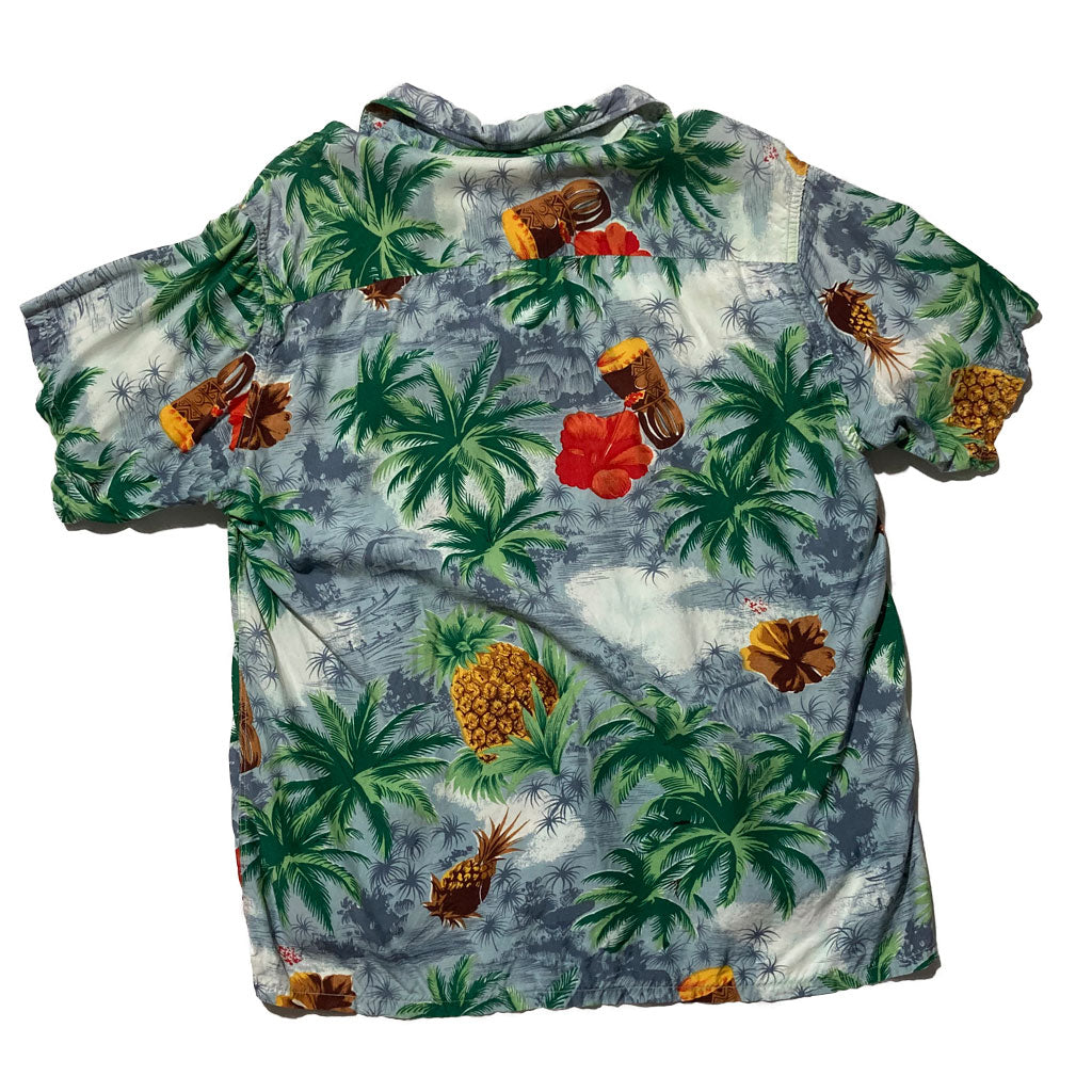 "50s South Pacific " Rayon Hawaiian Shirt