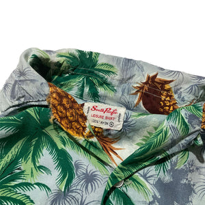 "50s South Pacific " Rayon Hawaiian Shirt
