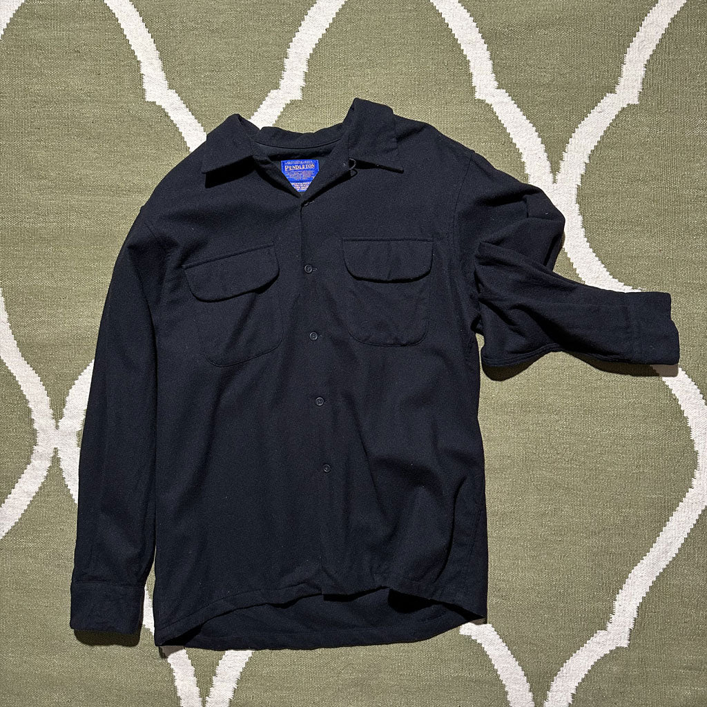Pendleton Black Wool Shirt