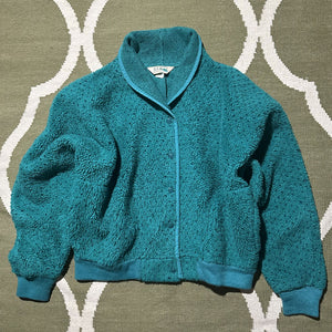 " 80s L.L Bean " Shawl collar Fleece Jacket