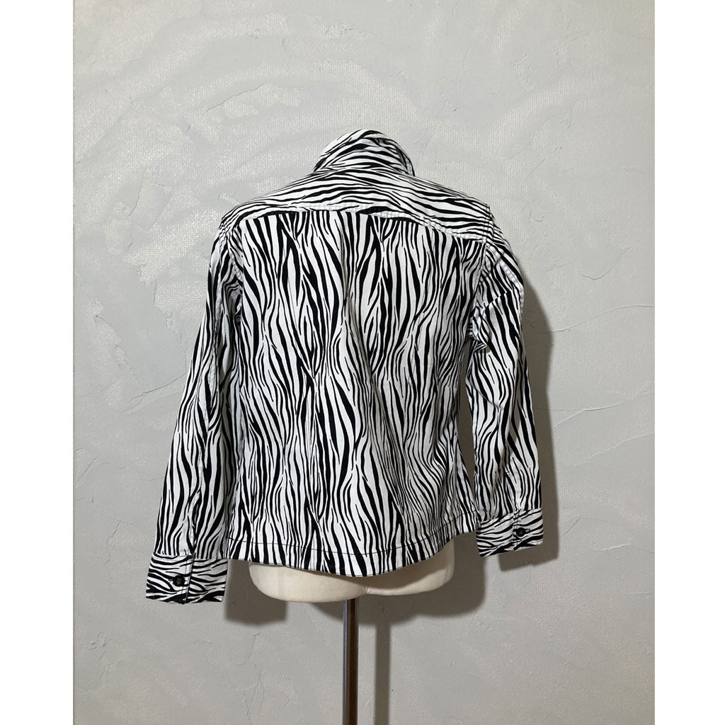 ZEBRA striped Stretch Jacket